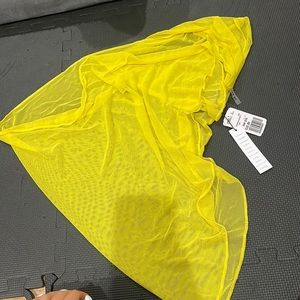 Yellow knit forever 21 sarong